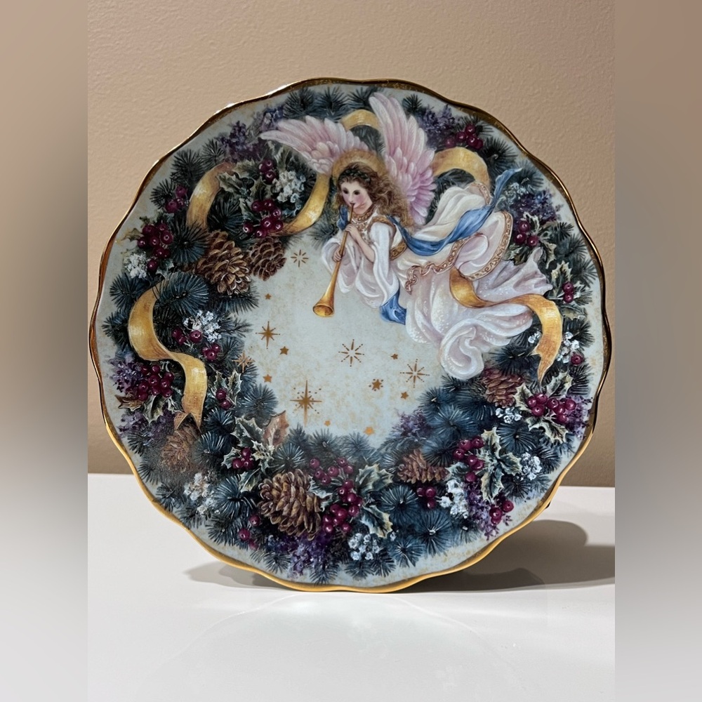 Lena liu collecteble antique plate